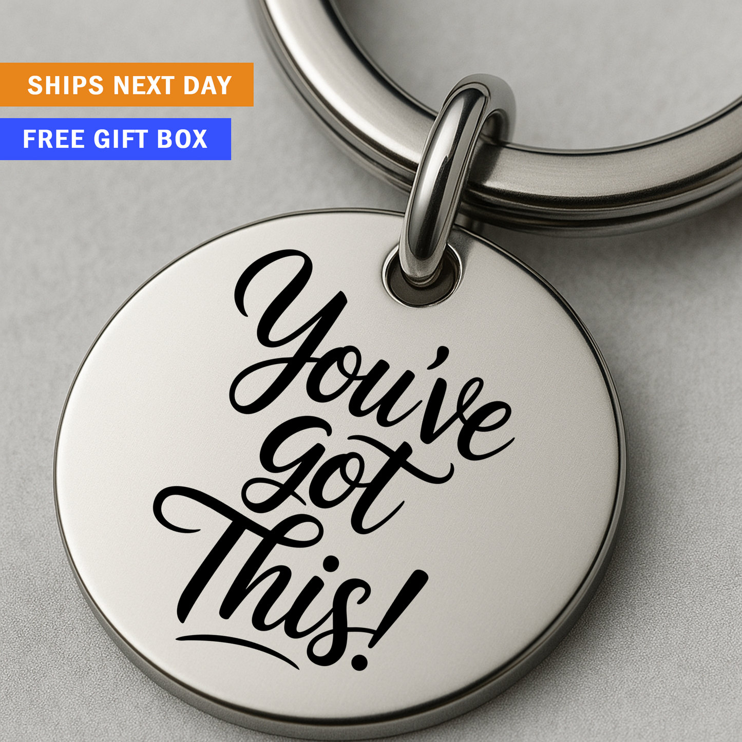 You Got This Keychain | Motivational Stainless Steel Gift for Encouragement & Support