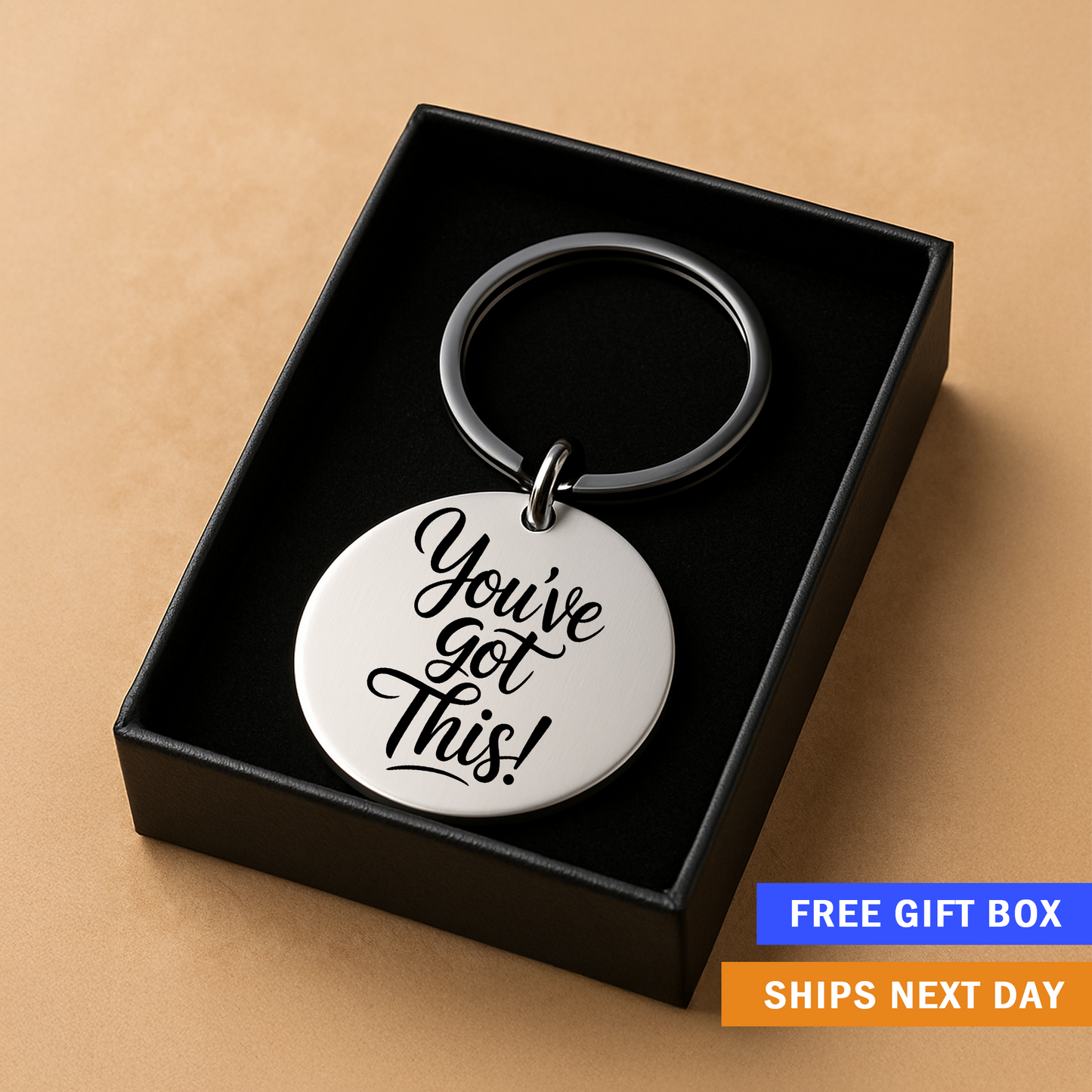You Got This Keychain | Motivational Stainless Steel Gift for Encouragement & Support