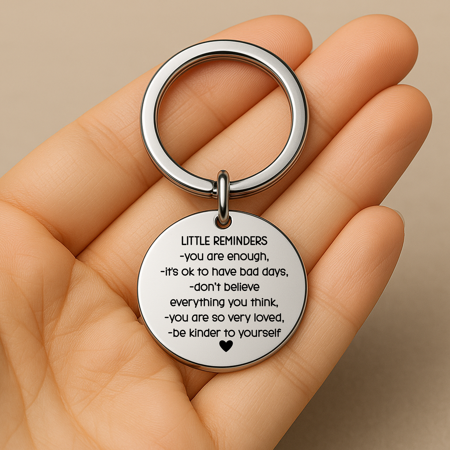 Little Reminders Keychain | Mental Health and Affirmation Gift