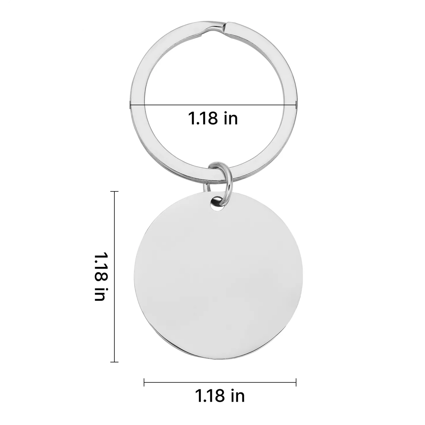 Drive Safe I Love You - Stainless Steel Keychain